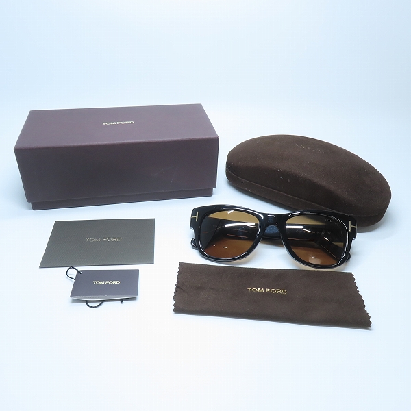 実際に弊社で買取させて頂いたTOM FORD/トムフォード Cary/キャリー サングラス/アイウェア TF58の画像 9枚目