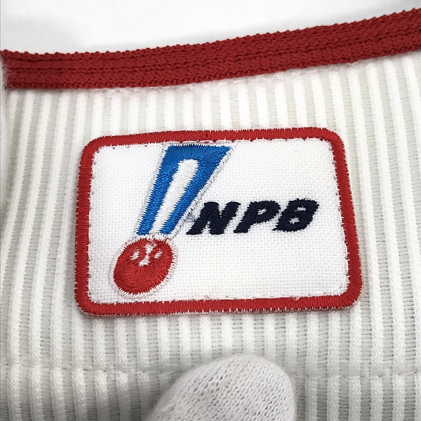 実際に弊社で買取させて頂いたDESCENTE×BEAMS/デサント×ビームス 東京ヤクルトスワローズ #23 青木宣親 プロコレクション ユニフォーム/Oの画像 6枚目