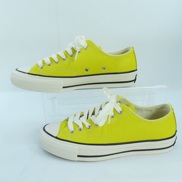 実際に弊社で買取させて頂いたCONVERSE/コンバース ADDICT/アディクト CHUCK TAYLOR LEATHER OX 1AD987/27.5の画像 3枚目
