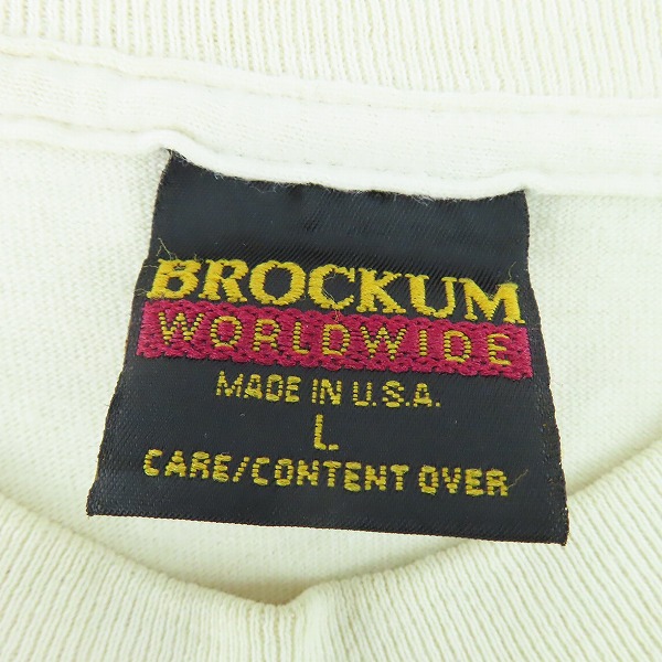 実際に弊社で買取させて頂いたBROCKUM/ブロックム MINISTRY/ミニストリー 1995  ヴィンテージ バンドTシャツ/Lの画像 2枚目