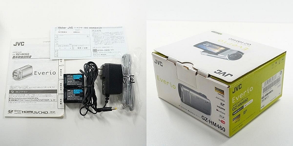 実際に弊社で買取させて頂いたJVC/日本ビクター ケンウッド Everio GZ-HM460 -S 11年製 デジタルビデオカメラ 動作確認済みの画像 9枚目