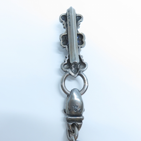 実際に弊社で買取させて頂いたGabor/ガボール スカルオンクロスオーバルw/クラウンキーパー スカルブルドッグ ウォレットチェーンの画像 2枚目