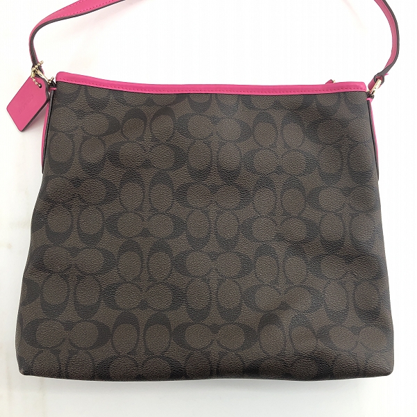 実際に弊社で買取させて頂いたCOACH/コーチ シグネチャー ショルダーバッグ F23866の画像 1枚目
