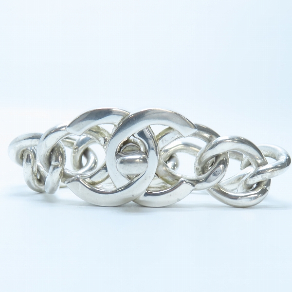 実際に弊社で買取させて頂いたCHANEL/シャネル ターンロック ブレスレット ココマークの画像 1枚目