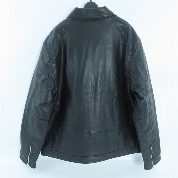 実際に弊社で買取させて頂いた【未使用】SOPHNET. /ソフネット サステナブル レザー シングルライダースジャケット SOPH-232020/Lの画像 1枚目