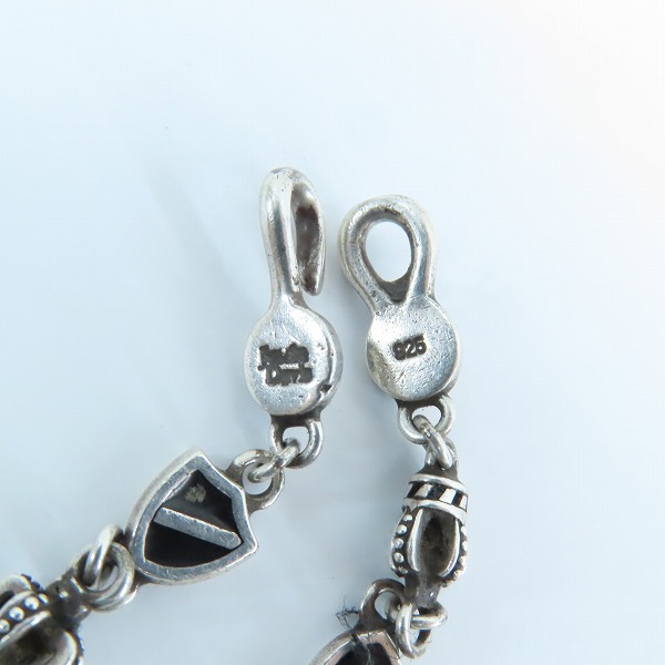 実際に弊社で買取させて頂いたJustin Davis/ジャスティンデイビス Crown Shield Link Chain/クラウンシールドリンク チェーン SNJ190の画像 3枚目