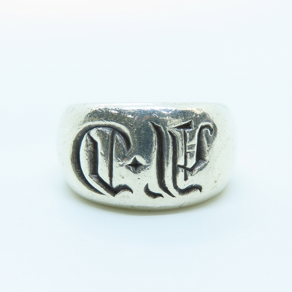 実際に弊社で買取させて頂いたCHROME HEARTS/クロムハーツ CHシールスタンプリング 16.5号の画像 1枚目