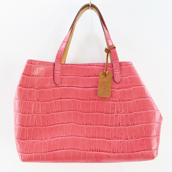 実際に弊社で買取させて頂いたFelisi/フェリージ クロコ型押し トートバッグの画像 1枚目