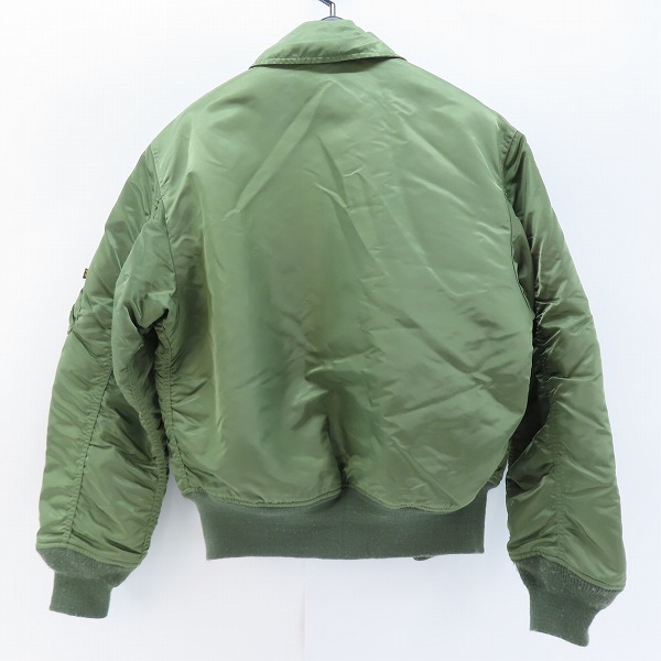 実際に弊社で買取させて頂いた ALPHA INDUSTRIES/アルファインダストリーズ CWU-45/P フライトジャケット 2030-021/Sの画像 1枚目
