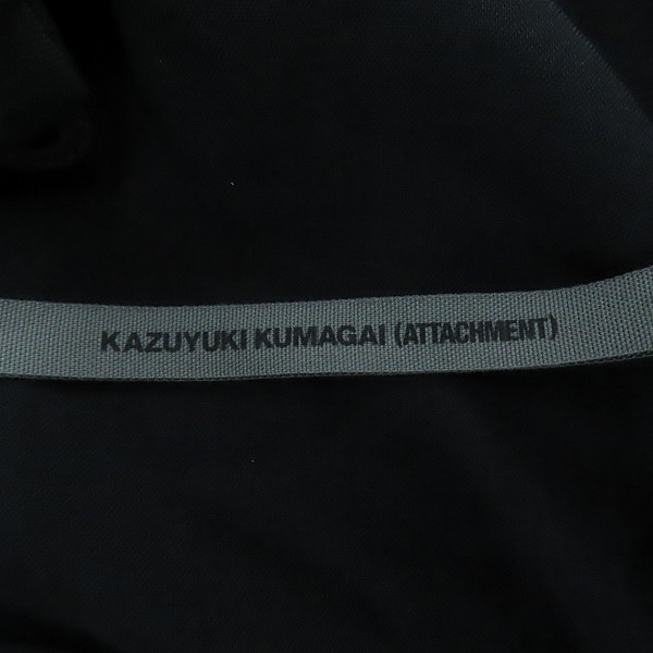 実際に弊社で買取させて頂いたKAZUYUKI KUMAGAI ATTACHMENT/カズユキクマガイアタッチメント EXサバンナポプリンドロップショルダー/KS01-048/1の画像 2枚目