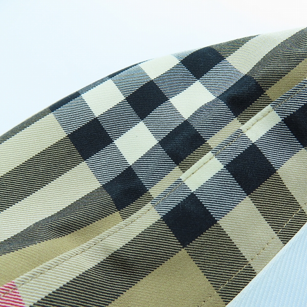 実際に弊社で買取させて頂いたBURBERRY LONDON ENGLAND/バーバリーロンドンイングランド ノバチェック ジップアップジャケット 8036770/Sの画像 6枚目