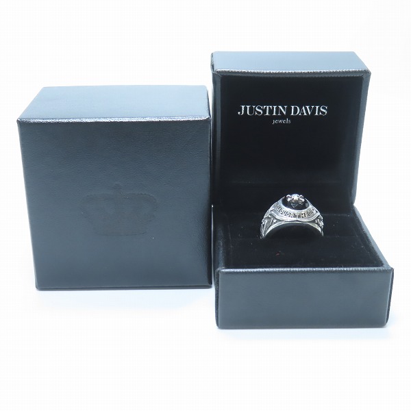実際に弊社で買取させて頂いたJustin Davis×VAMPS/ジャスティンデイビス×ヴァンプス カレッジリング SRJ1900 20号の画像 9枚目