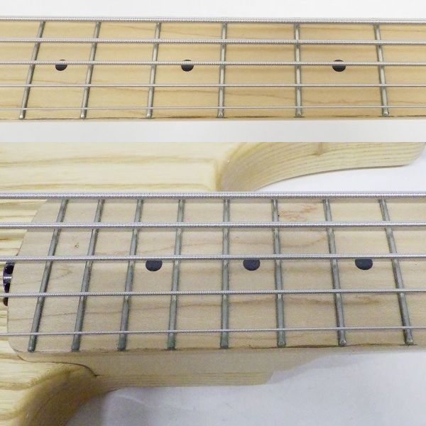 実際に弊社で買取させて頂いた★ESP/イーエスピー AP-SL5/M Stain Natural アクティブ 5弦エレキベース ハードケース付の画像 4枚目