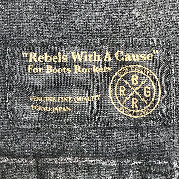 実際に弊社で買取させて頂いたRUDE GALLERY/ルードギャラリー BLACK LABEL ブラックレーベル ワークベスト/Sの画像 4枚目