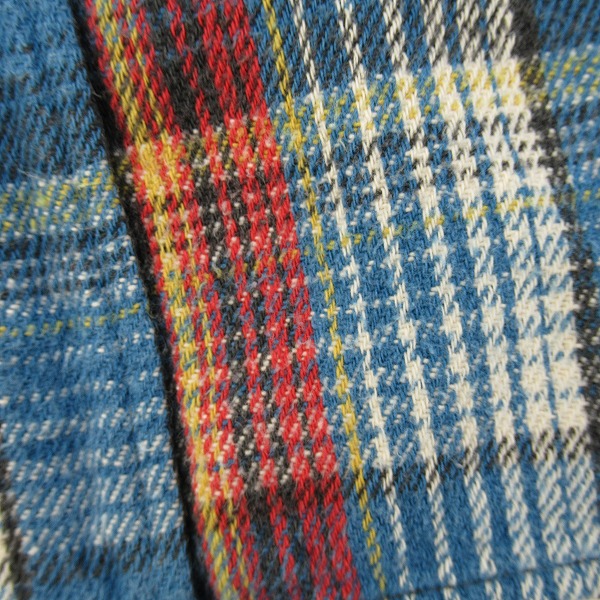 実際に弊社で買取させて頂いたTHE FLAT HEAD/フラットヘッド GLORY PARK/グローリーパーク チェック フランネルシャツ 42の画像 6枚目