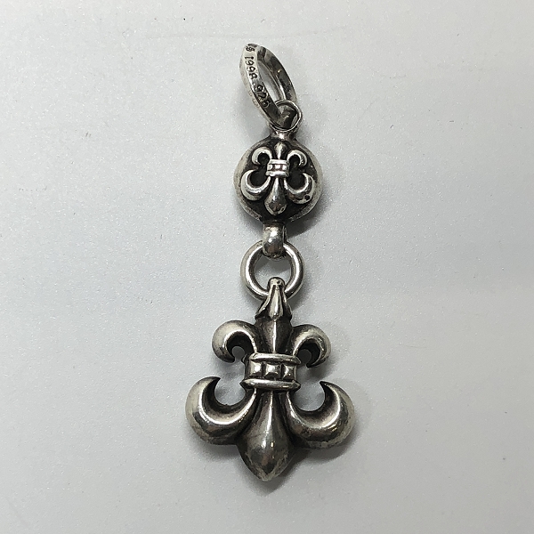 実際に弊社で買取させて頂いた【インボイス付き】CHROME HEARTS/クロムハーツ 1BALL BS FLEUR 1ボール BSフレアチャームの画像 1枚目