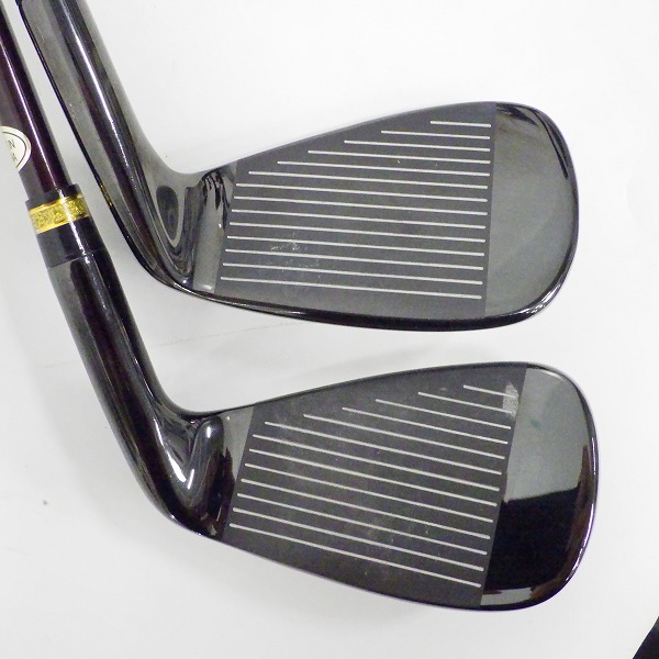実際に弊社で買取させて頂いたMUTSUMI HONMA/本間睦/ムツミ ホンマ  MH500X2 MARAGING アイアン #5～9,Pw 6本セット 左用 MH500 URUSHI TYPE FLEX:Rの画像 4枚目