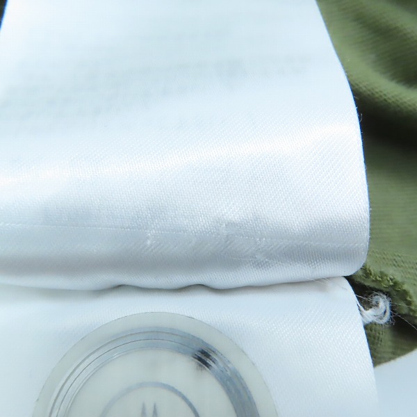 実際に弊社で買取させて頂いた【JPタグ】MONCLER/モンクレール  パイル ビッグロゴ ワッペン Tシャツ カットソー F10918C72810/XXLの画像 9枚目