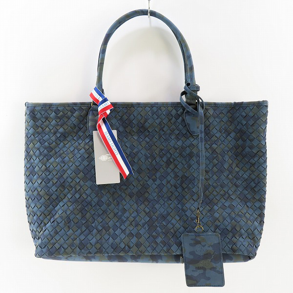 実際に弊社で買取させて頂いた【未使用】BEAMS LIGHTS/ビームスライツ カモフラ 編み込み トートバッグ