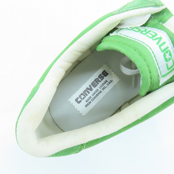 実際に弊社で買取させて頂いた【観賞用】CONVERSE/コンバース ROAD STAR ロードスター APPLE GREEN GRN-2384/26.5の画像 4枚目