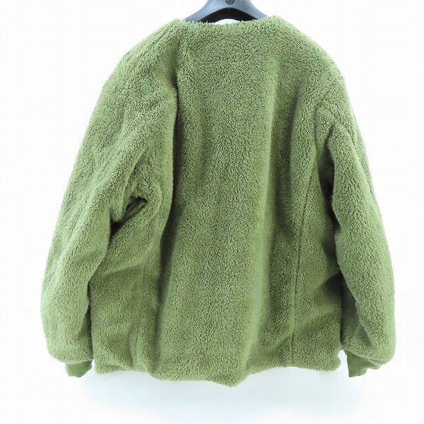 実際に弊社で買取させて頂いたJOURNAL STANDARD relume/ジャーナルスタンダードレリューム リバーシブル ノーカラー ミリタリーブルゾン /Mの画像 3枚目