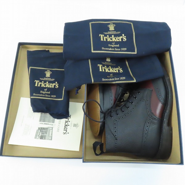 実際に弊社で買取させて頂いたTricker’s/トリッカーズ カントリーブーツ M2508/7.5の画像 8枚目