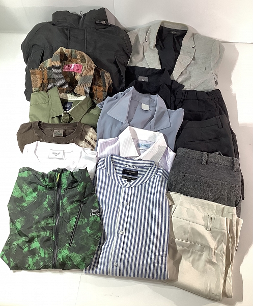 実際に弊社で買取させて頂いた【おまとめ】ハルハム/シップス/ザラ 等 長袖シャツ/ジャケット/パンツ 他