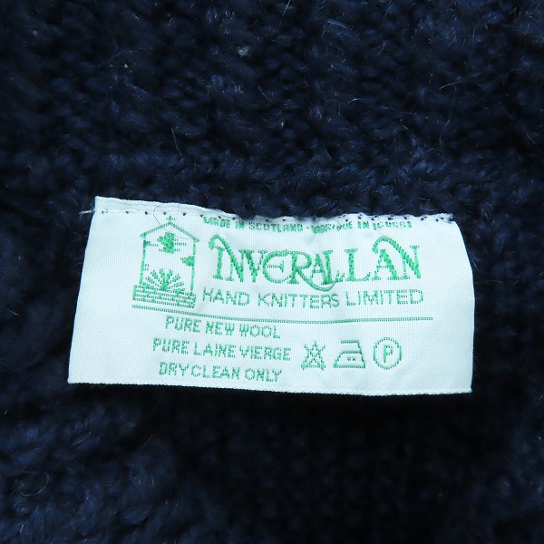 実際に弊社で買取させて頂いたINVERALLAN/インバーアラン ニット カーディガンの画像 2枚目
