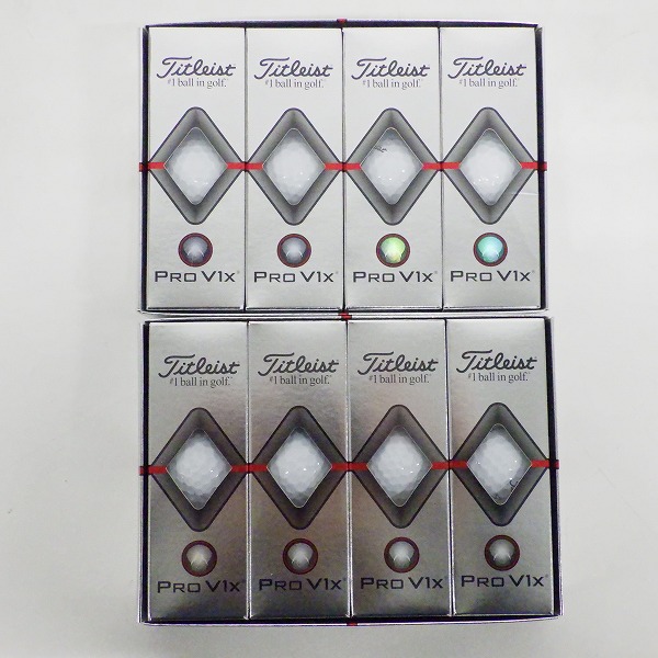 実際に弊社で買取させて頂いた【未使用】Titleist/タイトリスト PRO V1x ゴルフボール ホワイト 2ダース