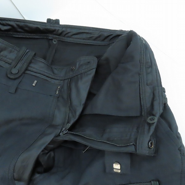 実際に弊社で買取させて頂いたkiminori morishita×Roen/キミノリモリシタ×ロエン レザー切替 デザインパンツ 7747327 /Fの画像 6枚目