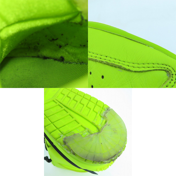 実際に弊社で買取させて頂いたNIKE×AMBUSH/ナイキ×アンブッシュ DUNK HIGH/ダンクハイ フラッシュライム CU7544-300/27.5の画像 6枚目