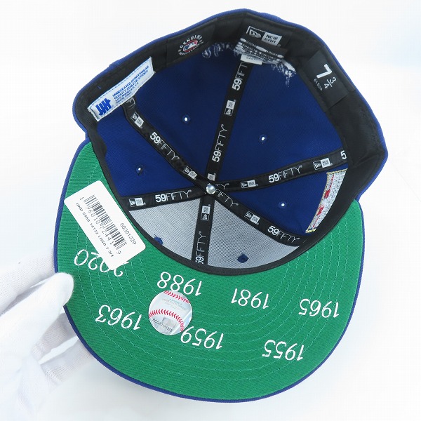 実際に弊社で買取させて頂いた【未使用】New Era×Undefeated/ニューエラ×アンディフィーテッド WORLD CHAMPIONS 59FIFTY FITTED ベースボールキャップの画像 4枚目