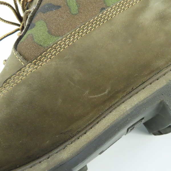 実際に弊社で買取させて頂いたTimberland/ティンバーランド Earthkeepers レースアップブーツ ダークブラウン スウェード 6618A/28の画像 7枚目