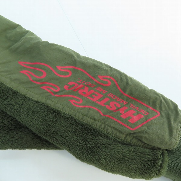 実際に弊社で買取させて頂いたHYSTERIC GLAMOUR/ヒステリックグラマー HELL OVAL アップリケスウェット 02203CS08/Mの画像 6枚目