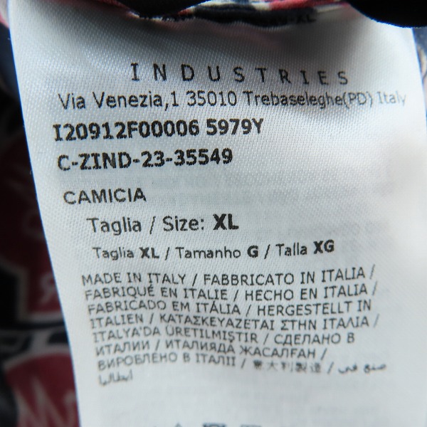 実際に弊社で買取させて頂いた【JPタグ】MONCLER/モンクレール 総柄 半袖ボタンシャツ I20912F00006 XLの画像 4枚目