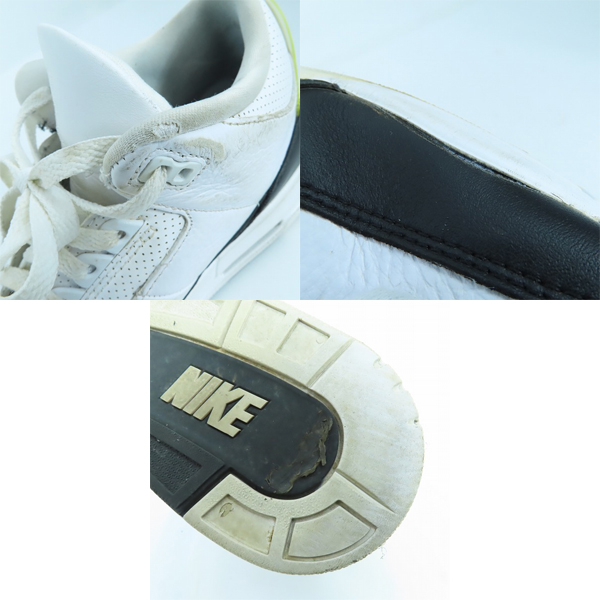 実際に弊社で買取させて頂いたFRAGMENT DESIGN×NIKE/フラグメントデザイン×ナイキ AIR JORDAN 3 エアジョーダン3 DA3595-100/28の画像 7枚目
