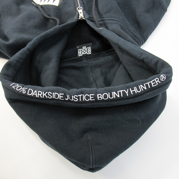 実際に弊社で買取させて頂いたBOUNTY HUNTER  SHARK/バウンティーハンター ジップアップ パーカー Lの画像 4枚目
