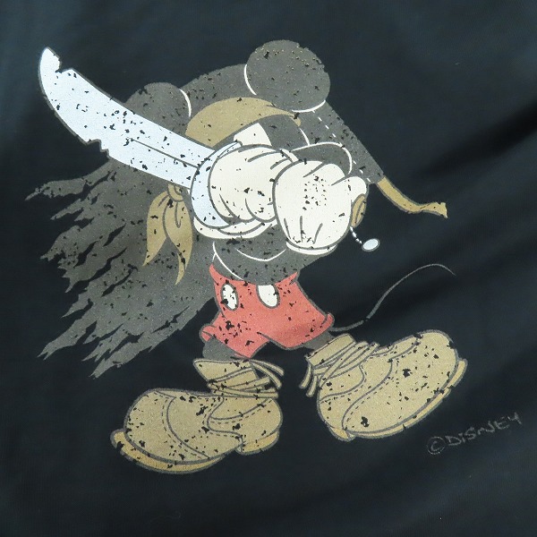 実際に弊社で買取させて頂いたRoen×Disney/ロエン×ディズニー クラッシュ ミッキープリント ジップパーカー 48の画像 8枚目