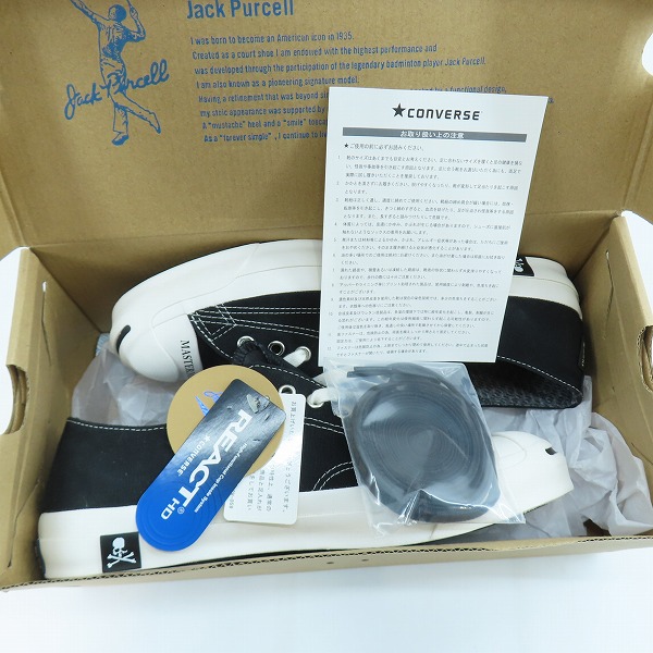 実際に弊社で買取させて頂いた【未使用】mastermind JAPAN×CONVERSE/マスターマインド×コンバース ジャックパーセル ゴアテックス  33300660/26.5の画像 7枚目