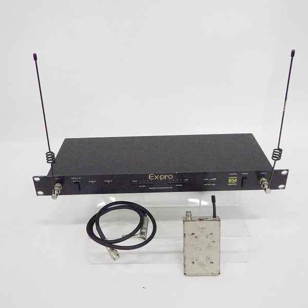 実際に弊社で買取させて頂いたEx-pro/イーエクス・プロ  Pro-10X・TR-10X セット ラックタイプ・ギター用ベース用ワイヤレスシステム【動作確認済】