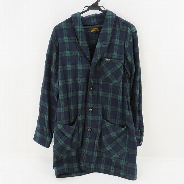 実際に弊社で買取させて頂いたNEIGHBORHOOD/ネイバーフッド DRESSING/CW-COAT チェック柄 コート 122AQNH-JKM03/m