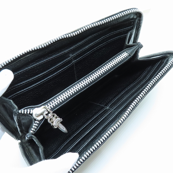 実際に弊社で買取させて頂いたCHROME HEARTS/クロムハーツ REC F ZIP アリゲーター フィリグリープラス 長財布/ウォレットの画像 3枚目