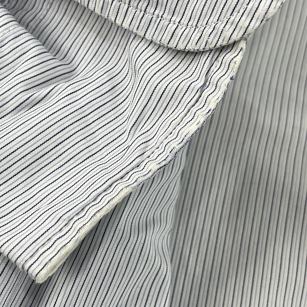 実際に弊社で買取させて頂いたPRADA/プラダ ストライプ 長袖シャツ 39/15.5の画像 6枚目