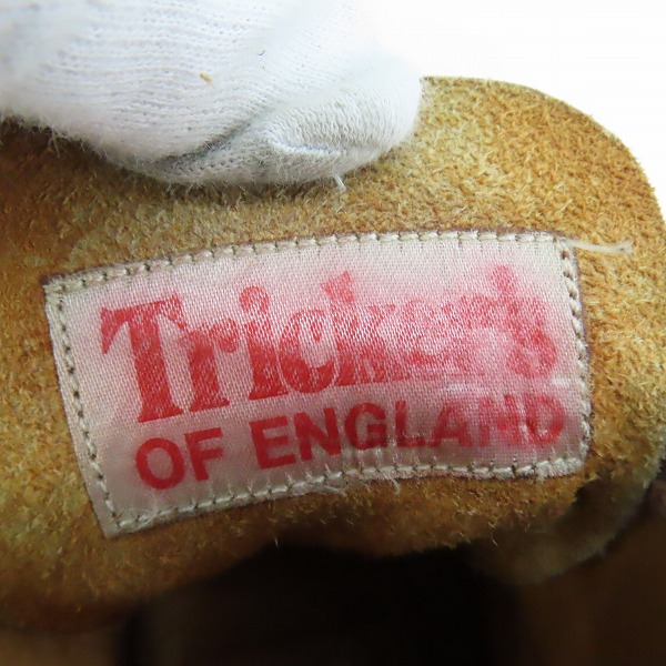 実際に弊社で買取させて頂いたTricker's/トリッカーズ MOLTON/モールトン カントリーブーツ ウイングチップ M2508/9の画像 6枚目