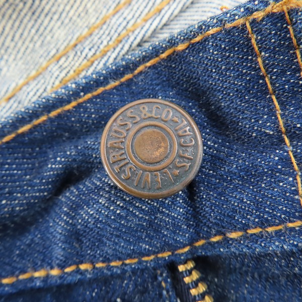 実際に弊社で買取させて頂いたLEVIS/リーバイス 505 刻印5 42TALONジッパーフライ ビッグE バックポケットシングル ヴィンテージデニムパンツ 505-0217の画像 6枚目