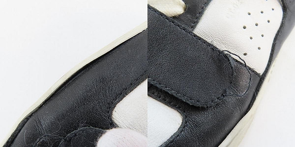 実際に弊社で買取させて頂いたCELINE/セリーヌ CT-02 ベルクロ レザー ミッド スニーカー RM0421/42の画像 8枚目