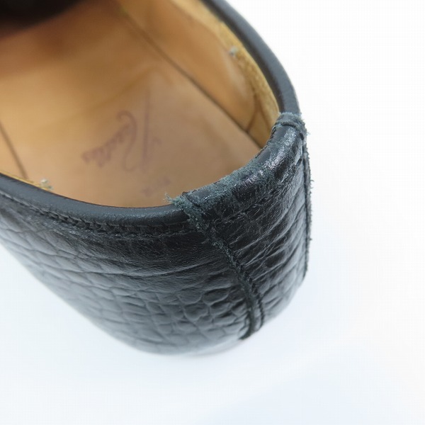 実際に弊社で買取させて頂いたTricker’s/トリッカーズ Needles/ニードルズ別注 8050 クロコ型押 ローファ/7.5の画像 6枚目