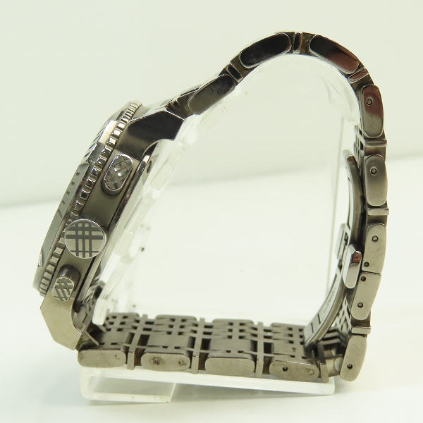 実際に弊社で買取させて頂いたBURBERRY/バーバリー クロノグラフ デイト クォーツ 腕時計 BU2305【動作未確認】の画像 1枚目