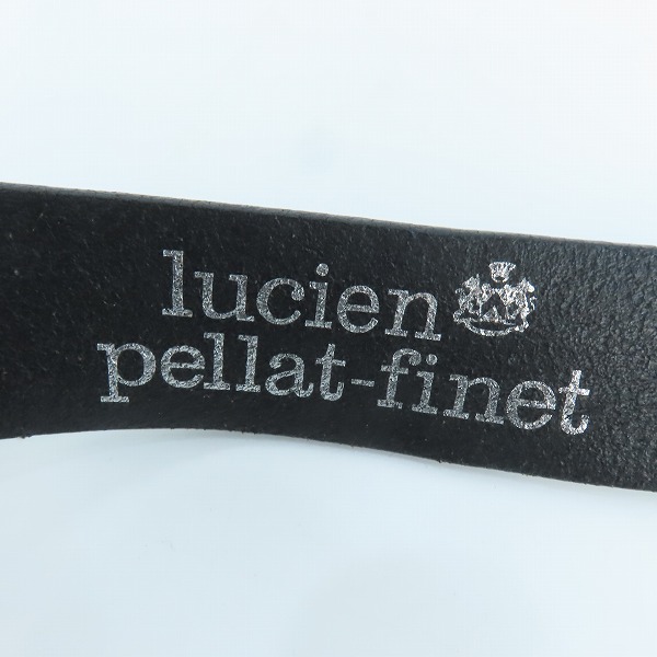 実際に弊社で買取させて頂いたLucien pellat-finet/ルシアンペラフィネ ガンジャ/マリファナバックル レザー ベルト 30/75cmの画像 4枚目