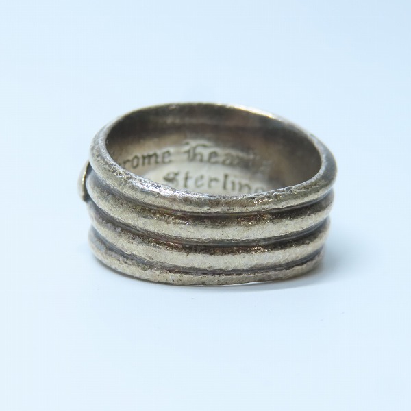 実際に弊社で買取させて頂いたCHROME HEARTS/クロムハーツ ダガーリング 18-19.5号の画像 3枚目